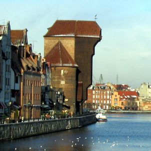 Gdansk, Ikonisk kran på havnefronten